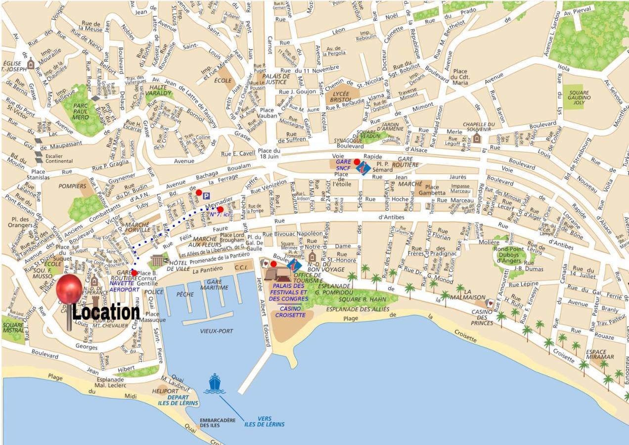 Maisonnette Studio Bas Suquet, 200M Plages, 700M Palais, Au Calme Cannes Dış mekan fotoğraf